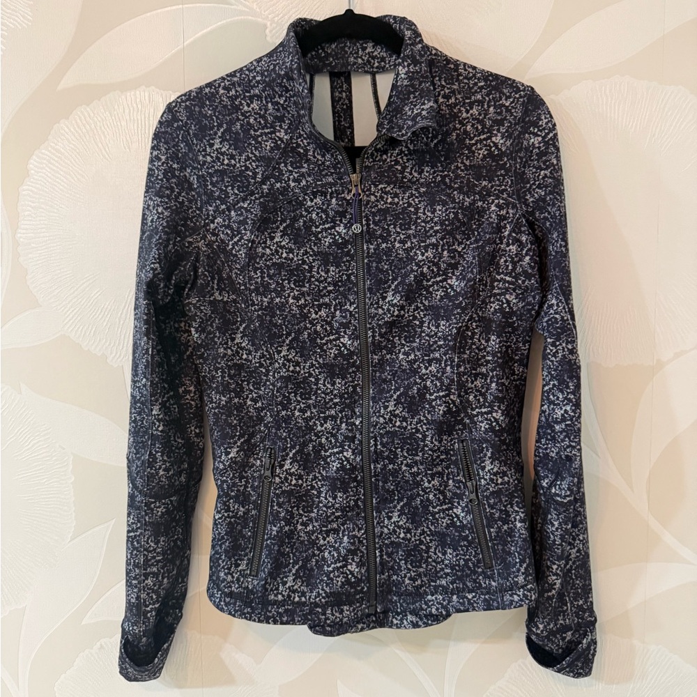 Lululemon Athletica Black Ski Jacket with Mock Neck
